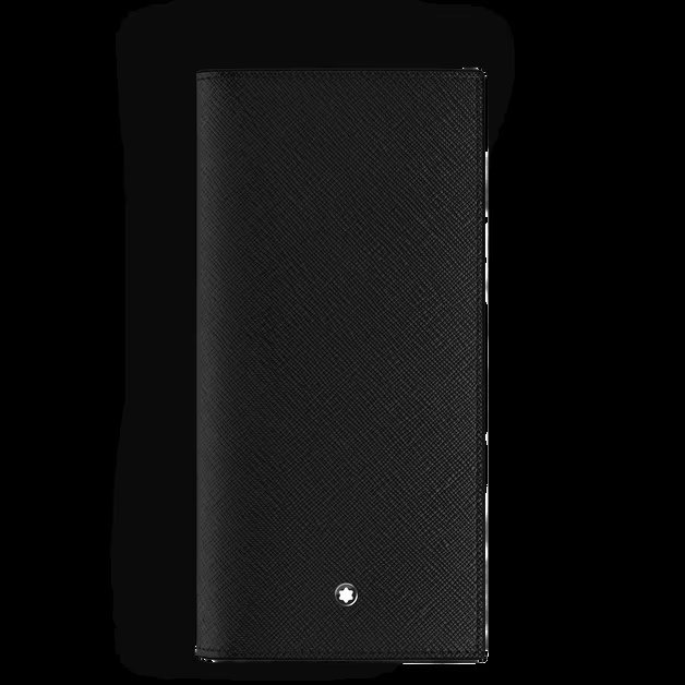 Sartorial wallet 14cc with zipped pocket 