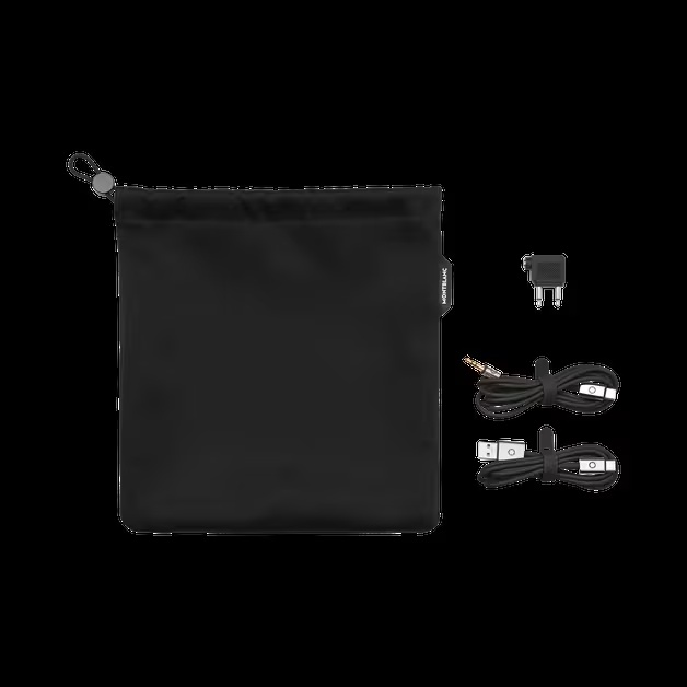 Black Travel Set for Montblanc MB 01 Headphones