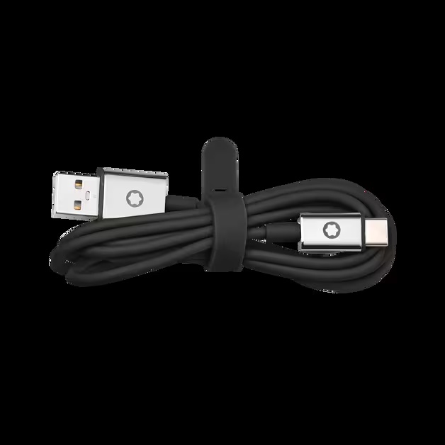 Black Travel Set for Montblanc MB 01 Headphones