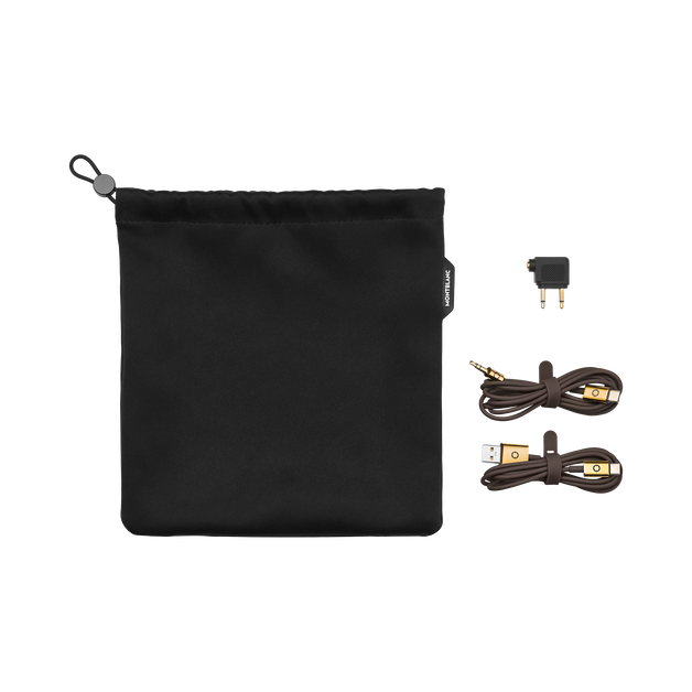 Brown Travel Set for Montblanc MB 01 Headphones