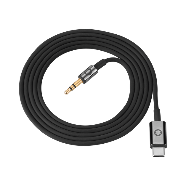 Black Cable Set for Montblanc MB 01 Headphones