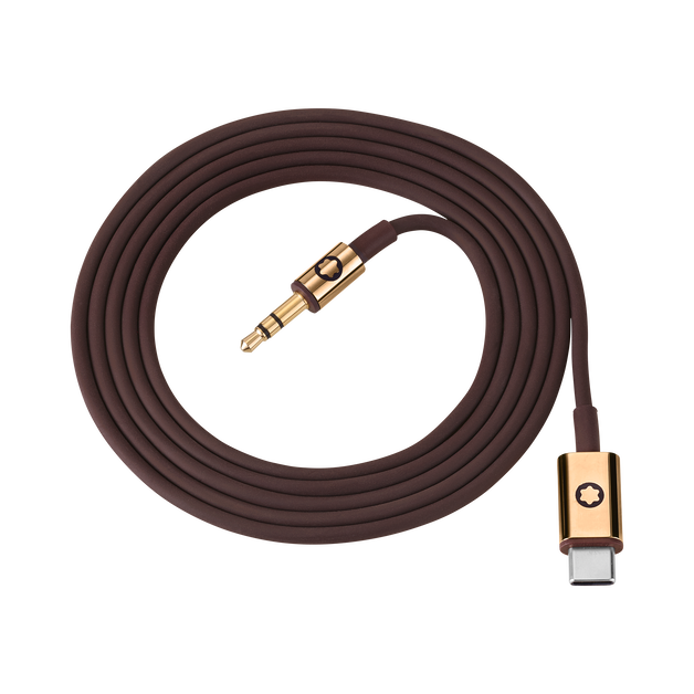 Brown Cable Set for Montblanc MB 01 Headphones
