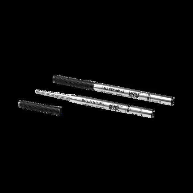 2 Ballpoint Refills, Mystery Black - Fine