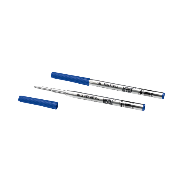 2 Ballpoint Refills, Royal Blue - Fine