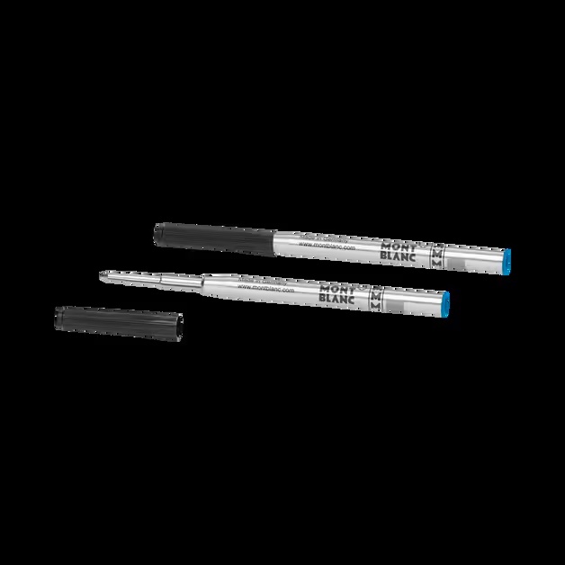 2 Ballpoint Refills, Barbados Blue - Medium