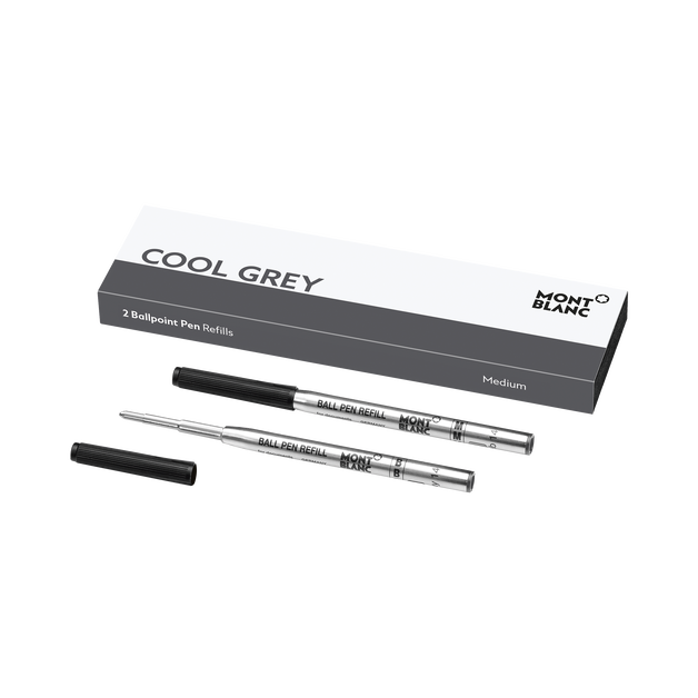 2 Ballpoint Refills, Cool Grey - Medium