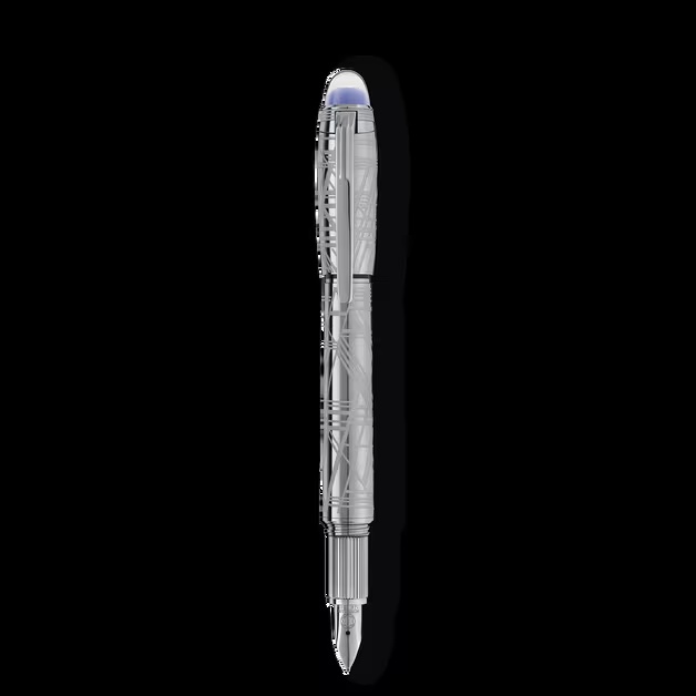 Starwalker Space Blue Metal Fountain Pen (F)