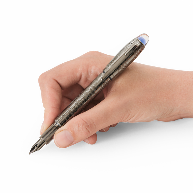 Starwalker Space Blue Metal Fountain Pen (F)